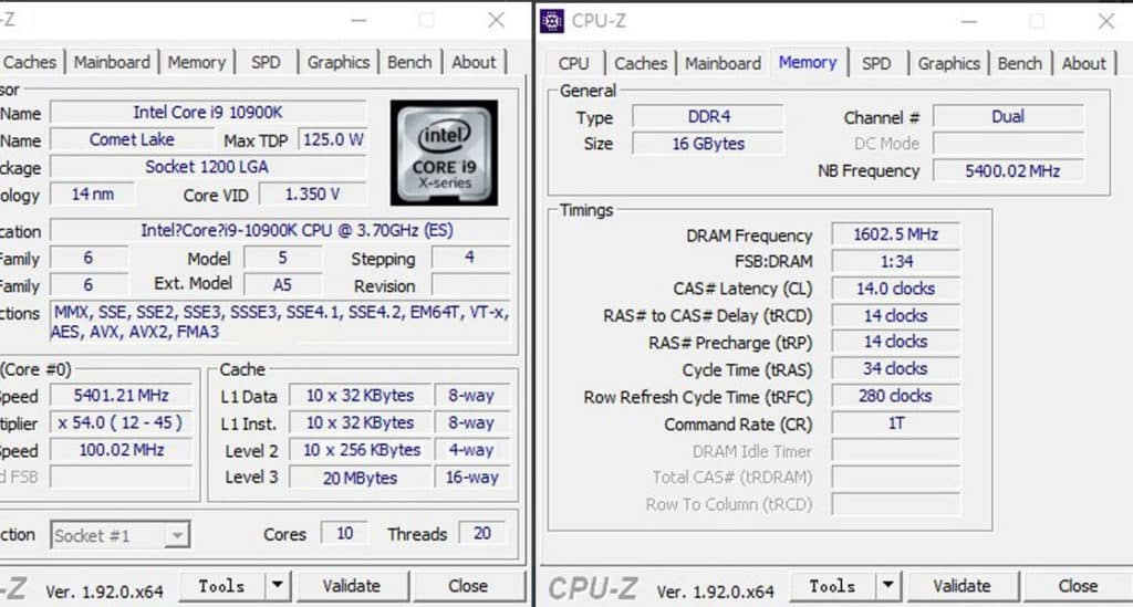 The new Intel Core i9-10900K reaches 3,000 points in Cinebench R15 at 5.4 GHz