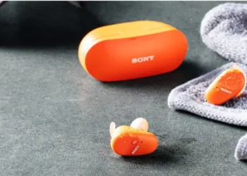 Sony-WF-SP800N-Orange_TechnoSports.co.in