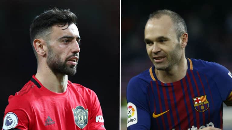 Bruno Fernandes reveals he has attempted to model his game around Andres Iniesta