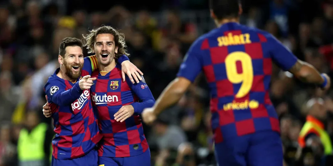 messi griezmann suarez