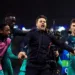 Tottenham Hotspur's Kyle Walker-Peters, manager Mauricio Pochettino and Ben Davies celebrate after the UEFA Champions League quarter final second leg match at the Etihad Stadium, Manchester.