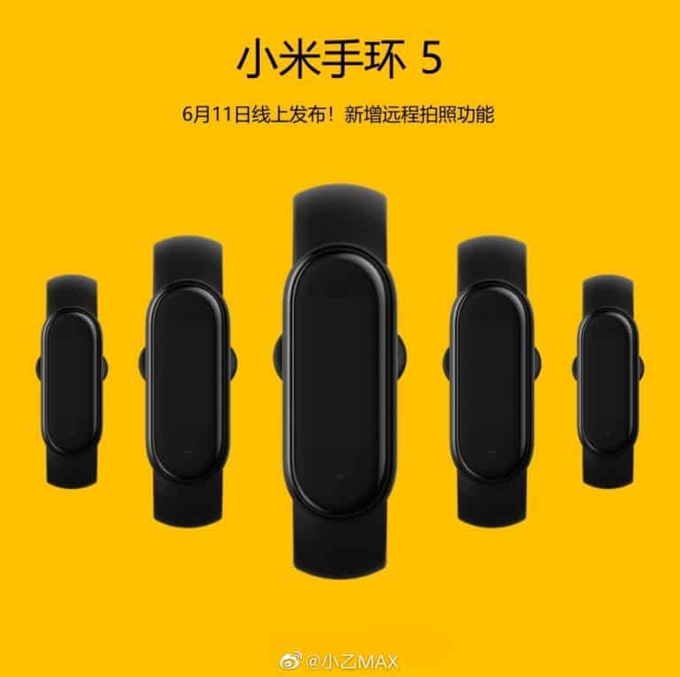 Mi Band 5 is coming on 11th June