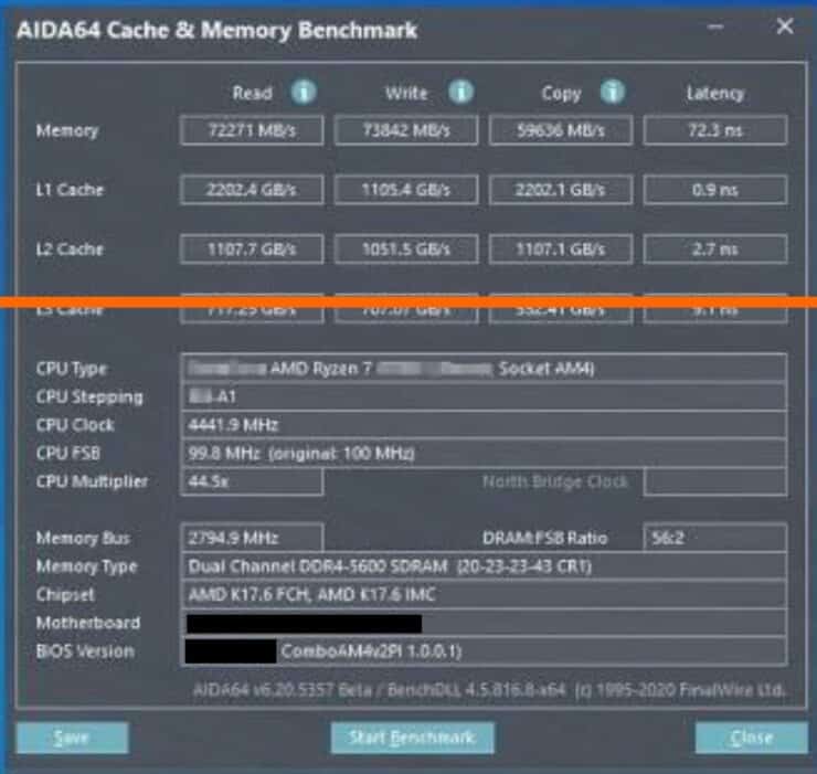 AMD Ryzen 7 4700G with DDR4-5600 RAM on B550 motherboard spotted