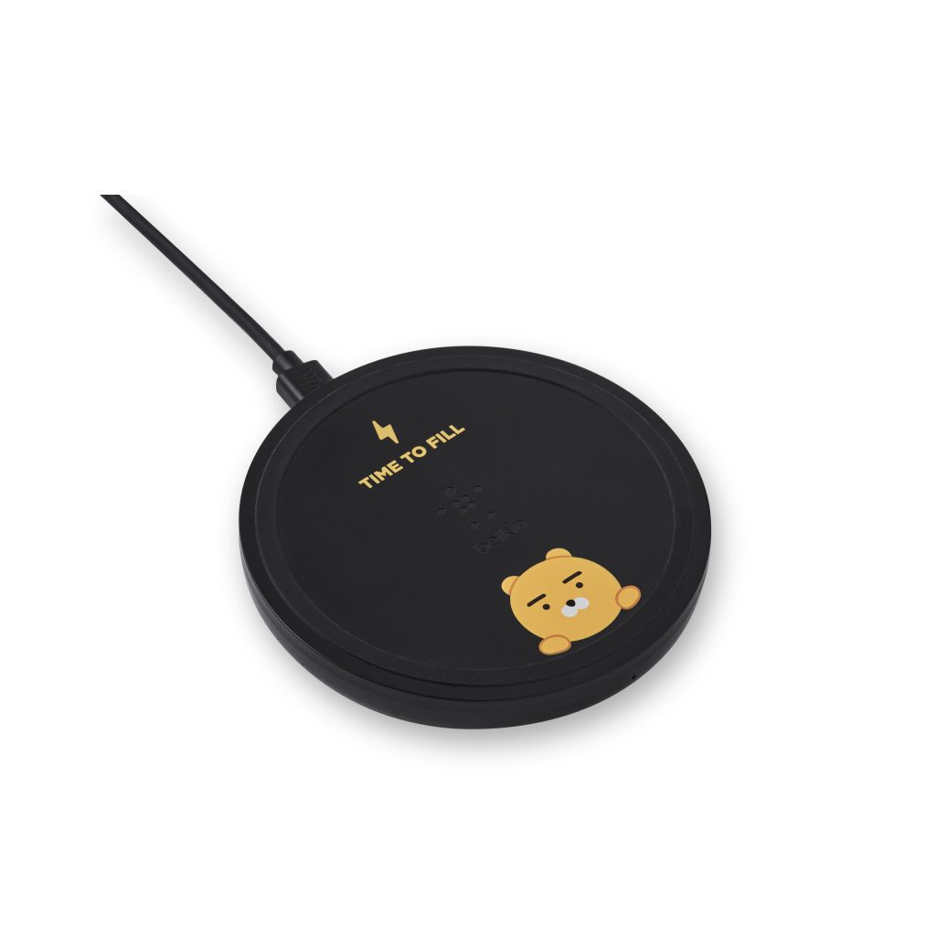BOOST UP Wireless Charging Pad Kakao Edition Black 1_TechnoSports.co.in