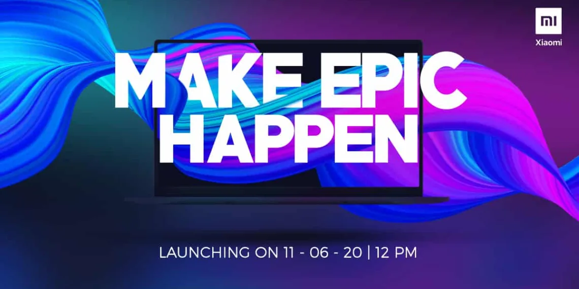 Mi Notebook will be compact & ultra-light laptop, featuring 10th Gen Core i7 CPU