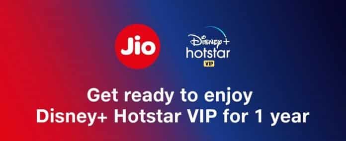 Jio brings new ₹401 plan with 90GB data & 1 year Disney + Hotstar VIP subscription