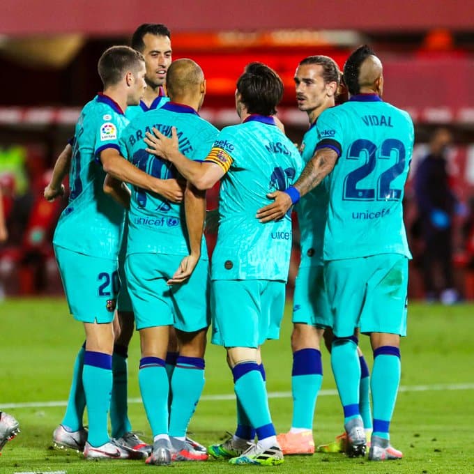 Messi scores 20 goals for the 12th consecutive season as Barcelona thrashes Mallorca by 4-0