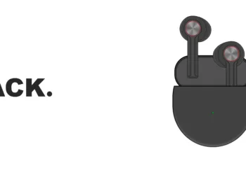 OnePlus Buds black colour design is tipped