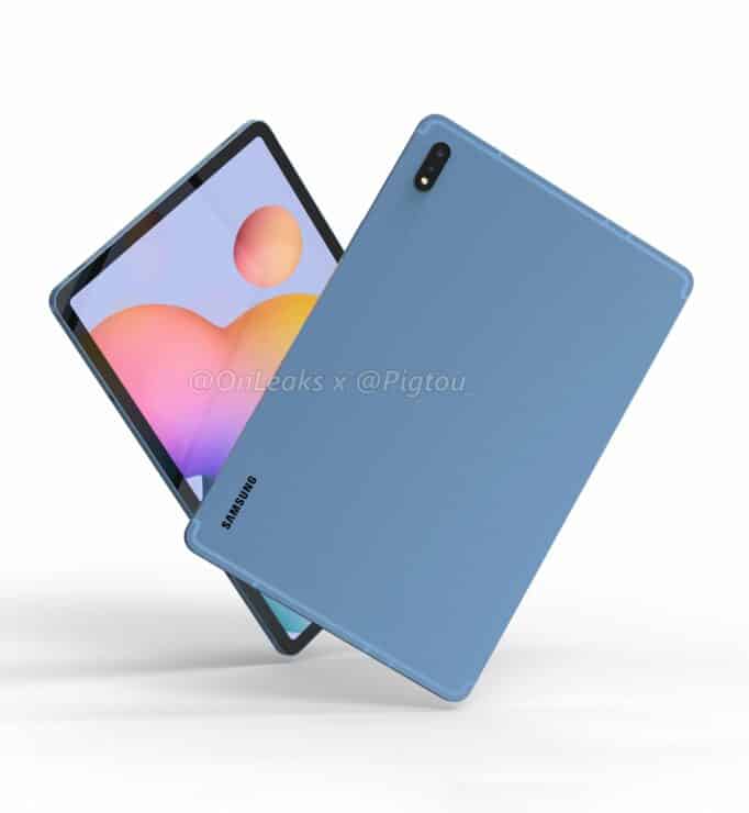 Leaked renders reveal the look of the Samsung Galaxy Tab S7