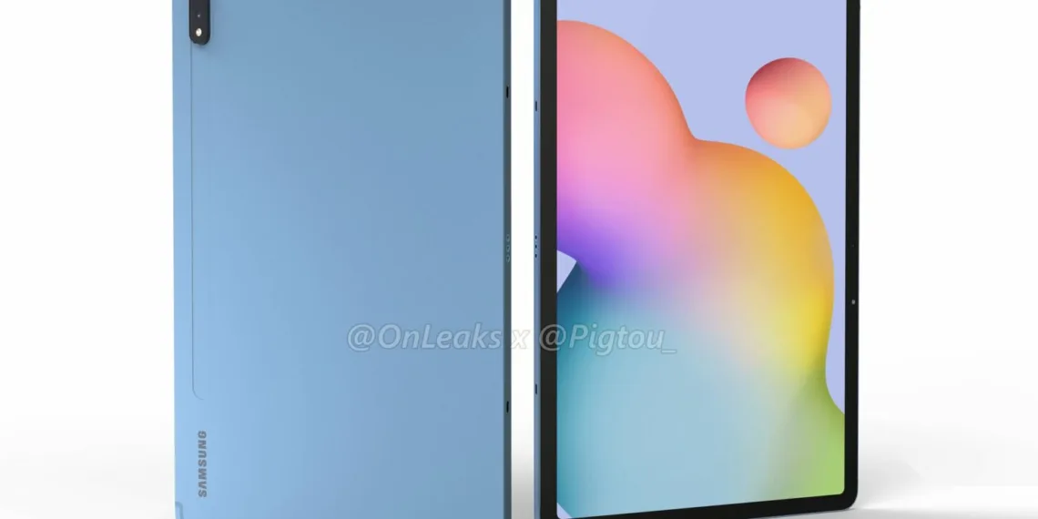 Leaked renders reveal the look of the Samsung Galaxy Tab S7