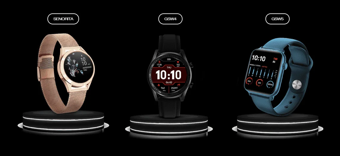Gionee unveils 3 new Smart ‘Life’ Watches with unique features and style