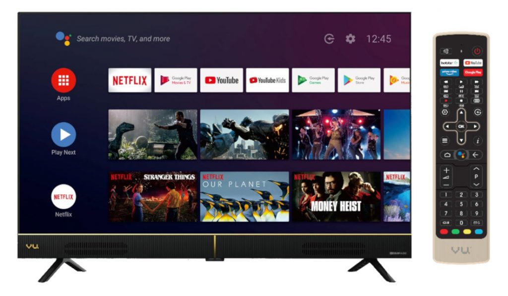 New Vu Cinema Smart TVs are going on Sale starts at INR 12,999