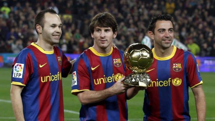 iniesta-messi-xavi messi iniesta xavi barcelona