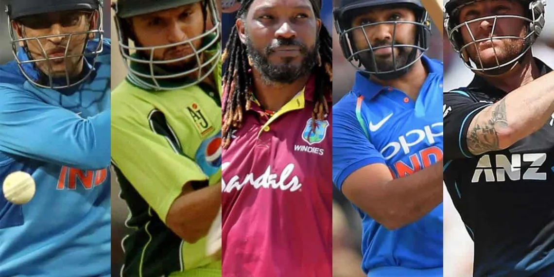 most sixes in international cricket