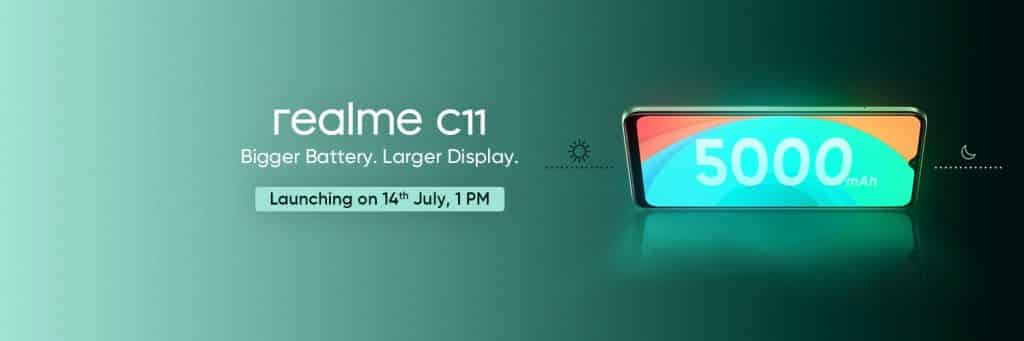 Realme C11 launching in India on July 14