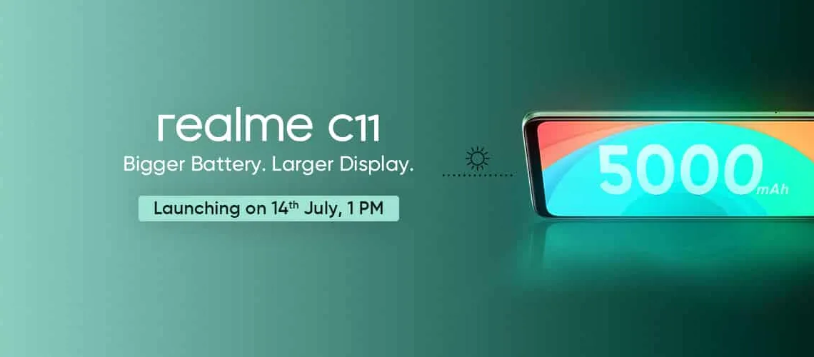Realme C11 launching in India on July 14