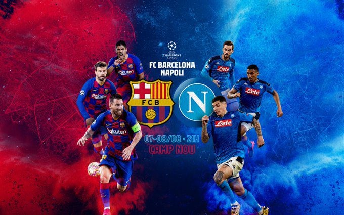 FC Barcelona vs Napoli will be played at the Camp Nou