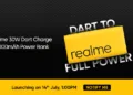 Realme 30W Dart Charge Power Bank (10,000mAh) will launch on July 14