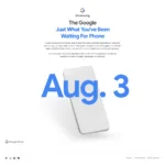 Google Pixel 4a is coming on August 3, Google confirmed