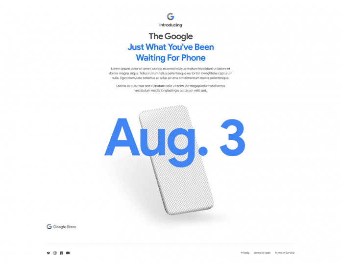 Google Pixel 4a is coming on August 3, Google confirmed Google Pixel 4a is coming on August 3, Google confirmed