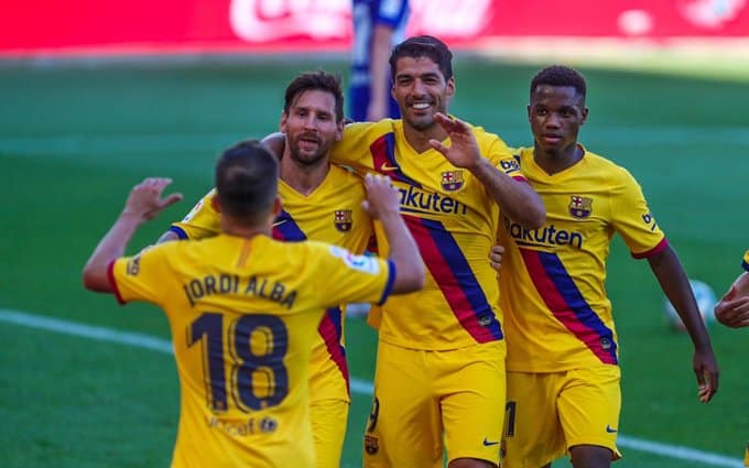 Barcelona thrash Alavés by 5 goals to end the LaLiga season with style