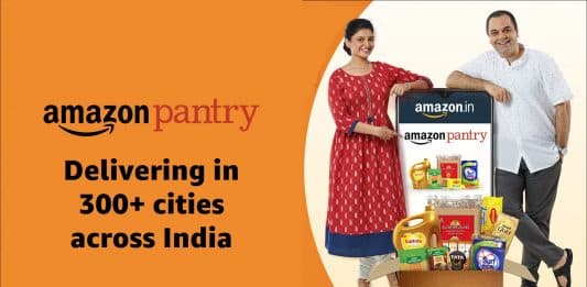 Amazon Pantry gets expanded to over 300 Cities in India