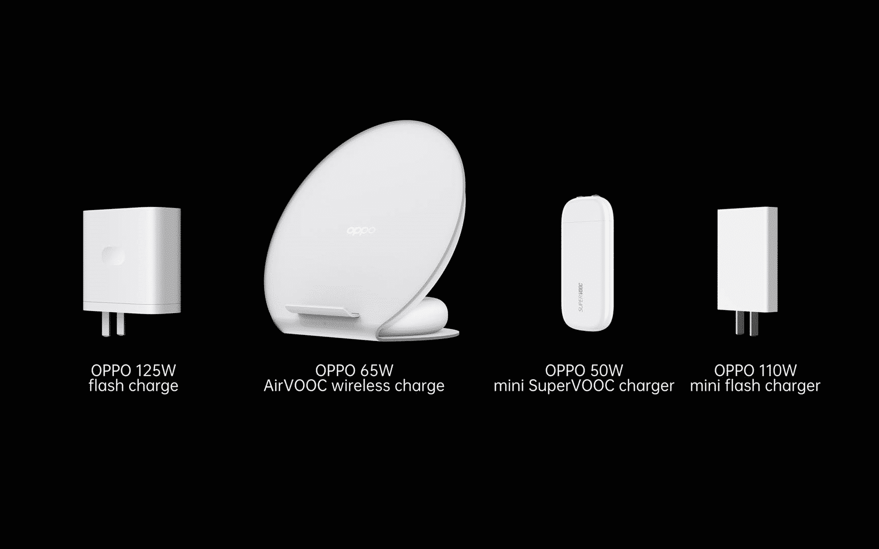 Oppo announced 4 different types of Flash Chargers