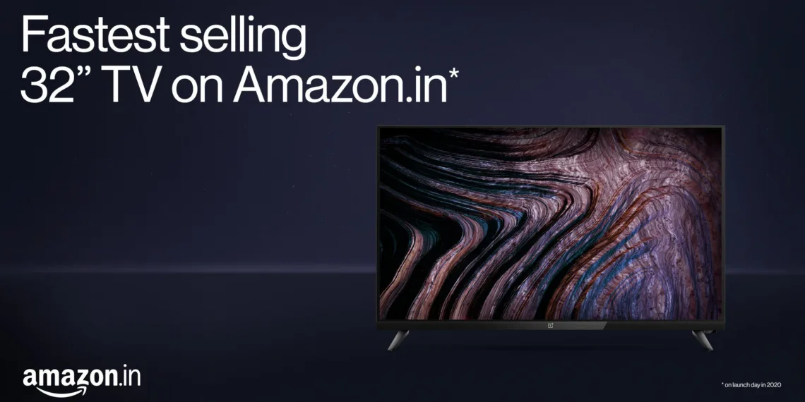 The OnePlus TV is the fastest-selling 32-inch TV on Amazon India