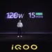 Vivo's iQOO shows the world's first 120W Ultra-Fast charging technology