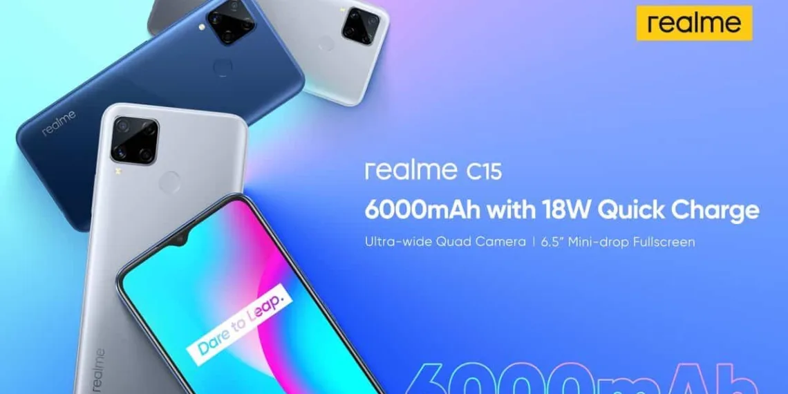Realme C15 launched with 6,000mAh battery, quad camera, and Helio G35 processor