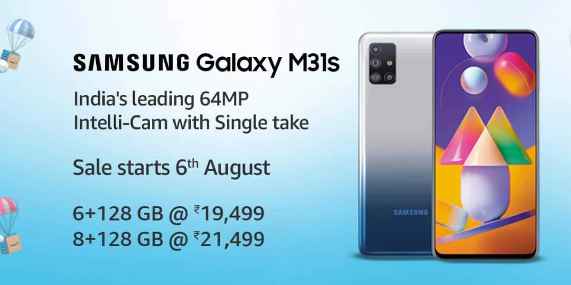 Samsung Galaxy M31s launched with 6,000mAh battery and more in India at just Rs.19.499