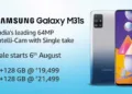 Samsung Galaxy M31s launched with 6,000mAh battery and more in India at just Rs.19.499