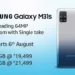 Samsung Galaxy M31s launched with 6,000mAh battery and more in India at just Rs.19.499