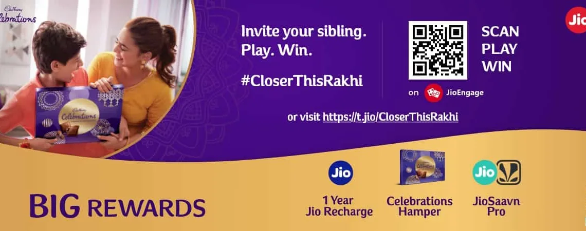 Jio and Cadbury Celebrations brings new quiz contest on JioEngage for Rakshabandhan