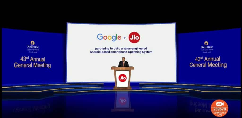 Reliance Jio promises to bring affordable 5G smartphones in India with Google