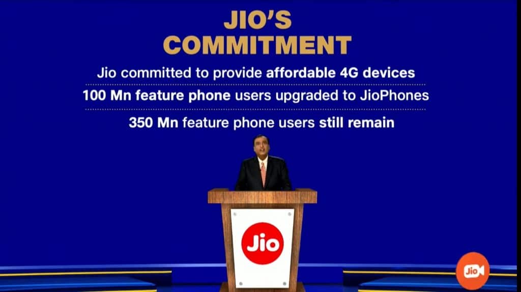 Reliance Jio promises to bring affordable 5G smartphones in India with Google