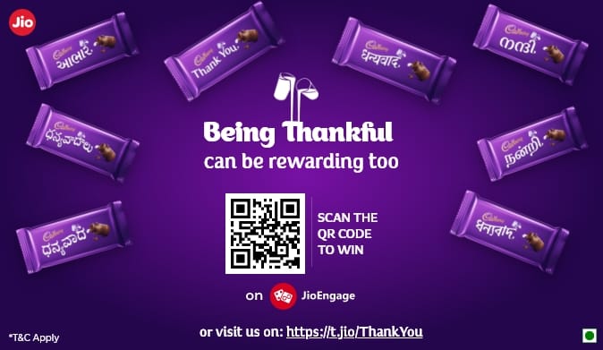 Thank You Offer by Cadbury and Jio_TechnoSports.co.in