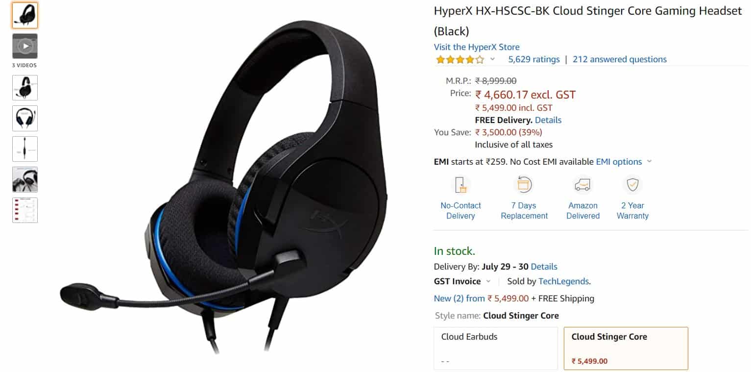 hyper x gaming headset