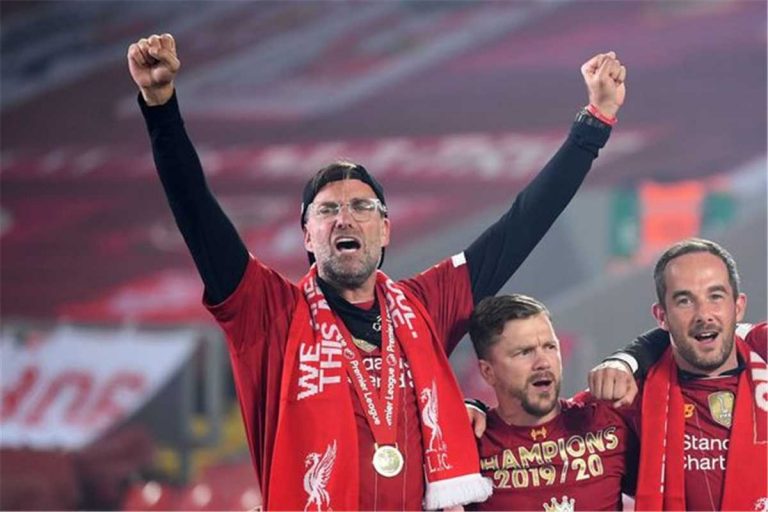 Jurgen Klopp wins the Premier League Manager of the Season award for 2019-20