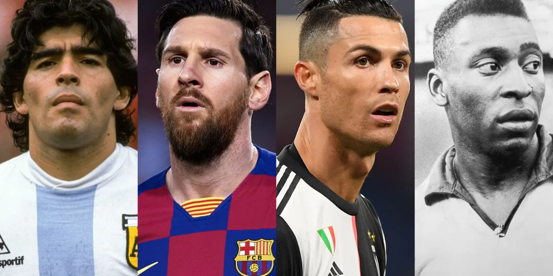 Top 10 greatest football players of all time according to fans