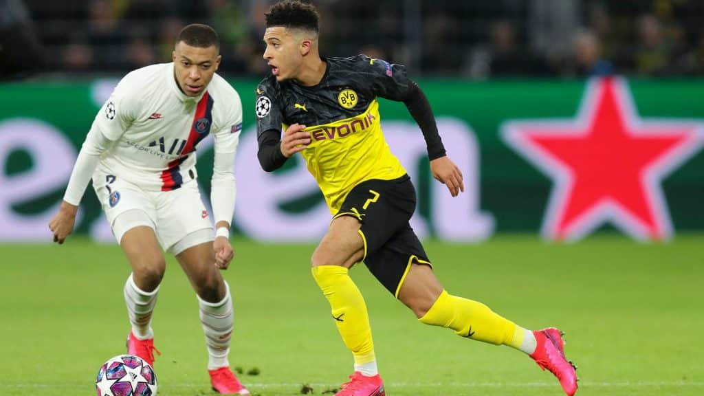 mbappe sancho Jadon Sancho finally agree to join Manchester United on a five-year deal