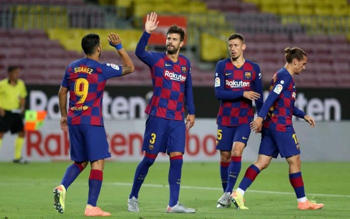Barcelona manages to keep title race dream alive defeating Espanyol