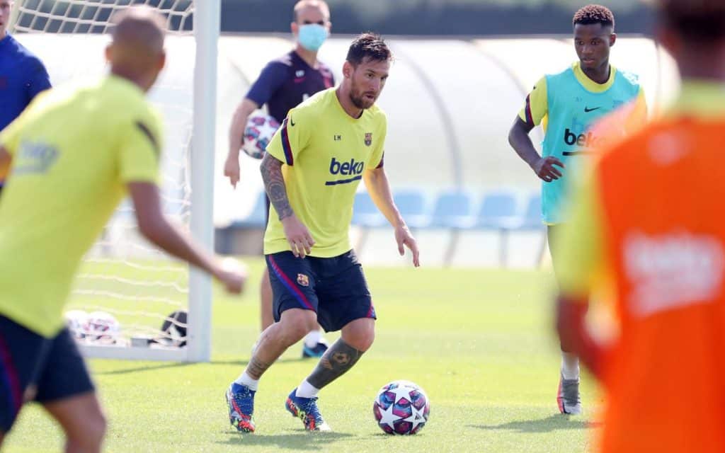 Five Barcelona B youngsters including Monchu, Konrad steps us to train with the first team