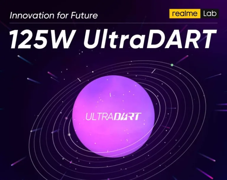 Realme announces their new 125W UltraDART fast charging: up to 33% in just 3 minutes