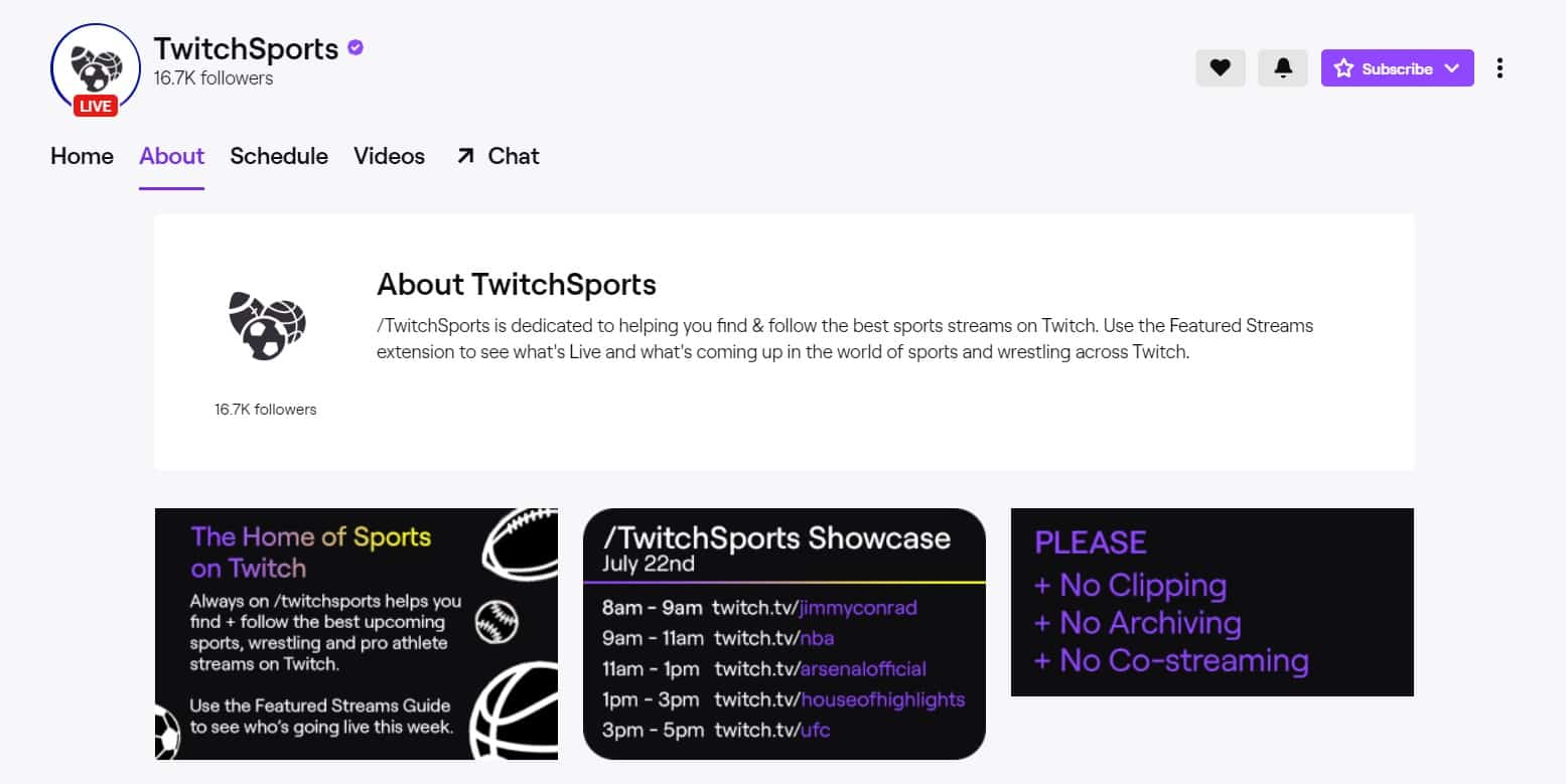 twitchsports Twitch launches 'Sports' channel after partnering with Real Madrid, Arsenal, Juventus and Paris Saint-Germain