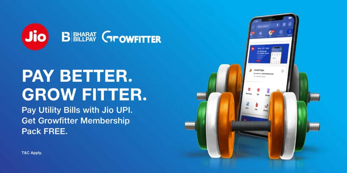 Jio UPI brings new Growfitter Offer with Benefits Worth Rs.1,999