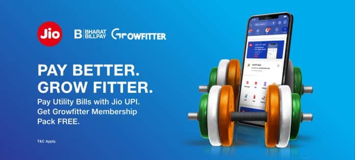 Jio UPI brings new Growfitter Offer with Benefits Worth Rs.1,999