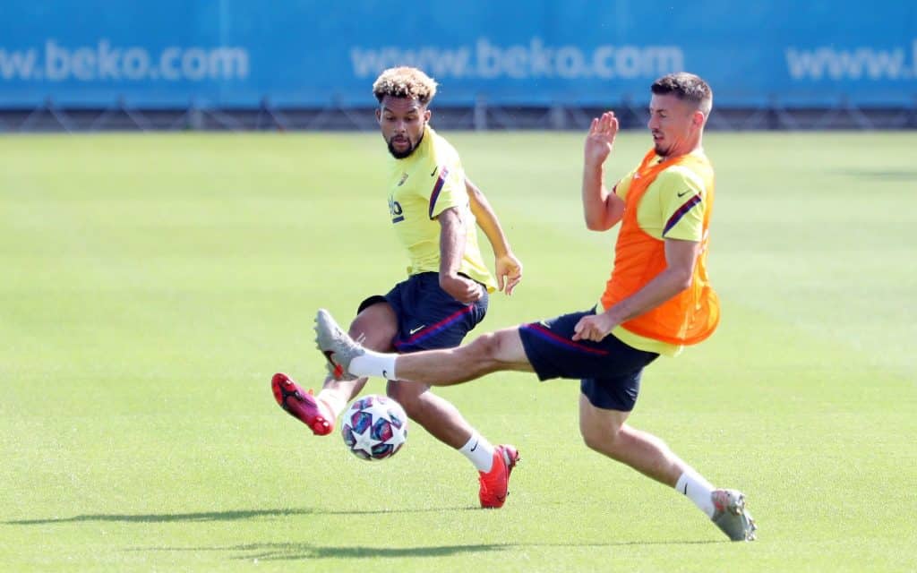 Griezmann & Dembele back to training with the Barcelona squad