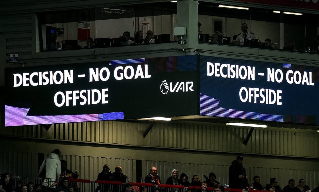 22774986 0 The big screens at Anfield display the VAR decision following an a 38 1578174111206 Top 5 new changes in VAR rules for the 2020-21 Premier League season