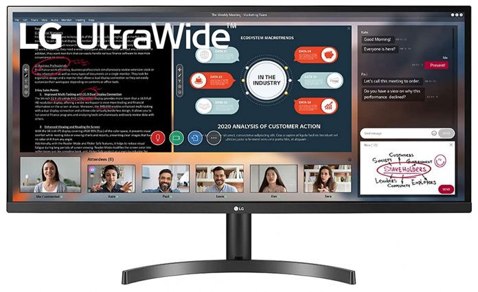 LG UltraWide 34-inch WFHD IPS Display now available for ₹ 26,999